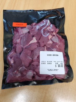 Venison Diced $22.99kg
