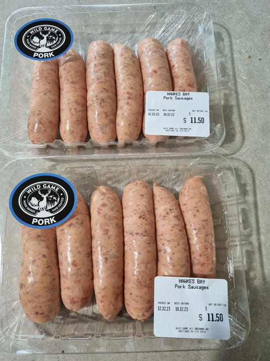Hawkes Bay Pork Sausages (6 Pack)